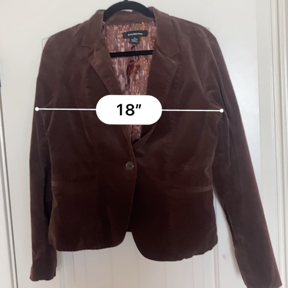 Calvin Klein Women’s Large Brown Corduroy/Lined Jacket - Picture 4 of 13